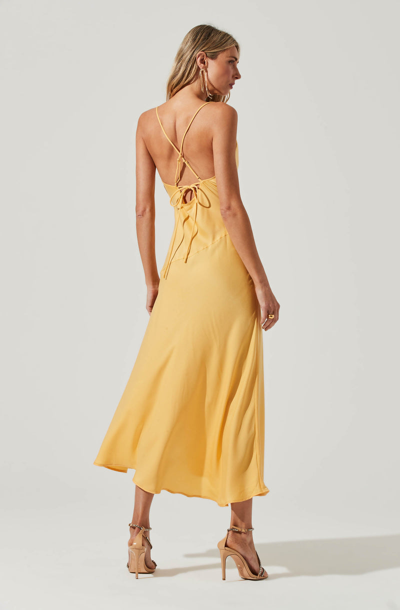 Plunge Neck Flare Dress - This dress is a cool option to pull off your holiday look. It comes with a plunge neck that adds to its appeal.
