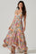 Sticky add to cart - Frolic Floral Cutout Maxi Dress