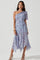Santorini Floral One Shoulder Midi Dress