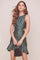 Emerald City Cutout Mini Dress
