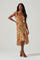 Devereaux Cutout Floral Midi Dress