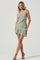 Eastwick Floral Ruffle Asymmetrical Mini Dress