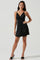 Peony Satin Ruched Mini Dress