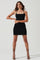 Maddox Ribbed Knit Halter Neck Bodycon Mini Dress