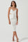 Didion Twist Front Side Cutout Midi Dress