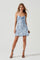 Medford Floral Cowl Neck Mini Dress