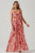 Palace Floral Cutout Ruffle Maxi Dress
