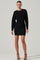 Jayne Ruched Mini Sweater Dress