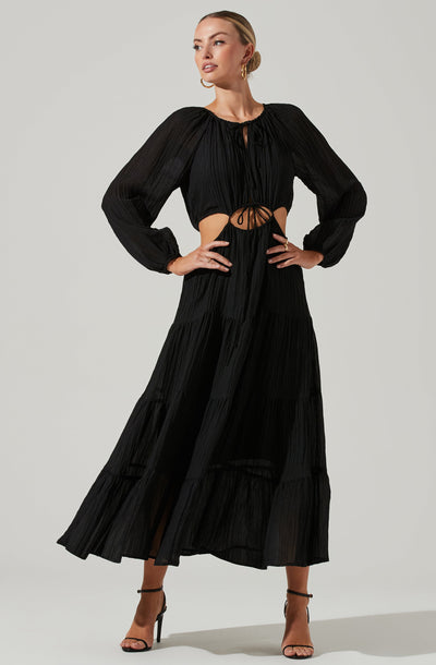 Freya Cutout Midriff Maxi Dress