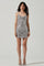 Sticky add to cart - Kendra Sequin Cowl Neck Mini Dress
