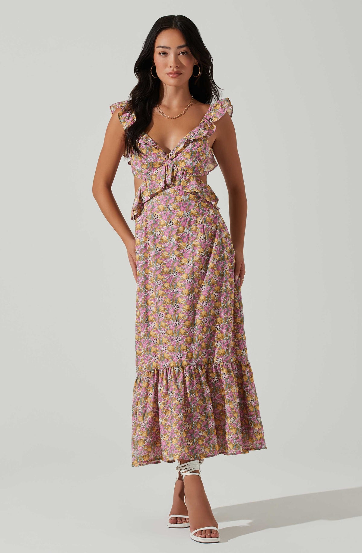 Floral print dress astr the label sale