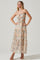 Odina Floral Smocked Tiered Midi Dress