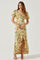 Dayanara Puff Sleeve Floral Maxi Dress