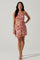 Laylin Floral Halter Cutout Mini Dress