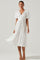 Sandy Polka Dot Puff Sleeve Midi Dress