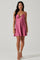 Inara Satin Cutout Mini Dress