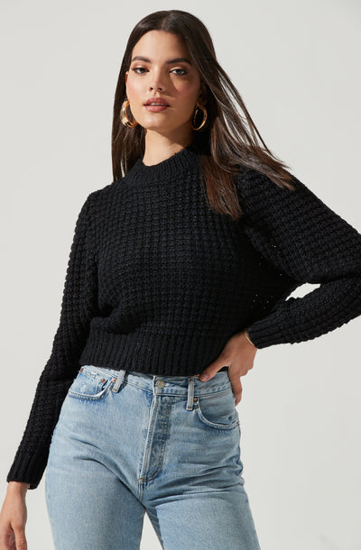 Kellie Mock Neck Sweater