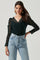 Spot Me Burnout Polka Dot Long Sleeve Top