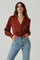 Marietta Satin Surplice Top