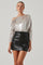 Lorella Metallic Off Shoulder Bodysuit