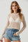 Bailey Crochet Long Sleeve Top
