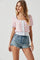 Mindy Checkered Terry Cloth Sweater