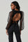 Audrina Chiffon Sleeve Sweater