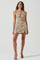 Covina Tropical Print Mini Skirt