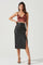 Melody Faux Leather Midi Skirt