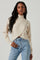 Ember Wrap Front Turtleneck Sweater