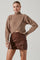 Ember Wrap Front Turtleneck Sweater
