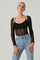 Vienna Mesh Long Sleeve Bodysuit