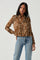Yesenia Abstract Print Button Down Top