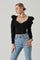 Quinn Ruched Sleeve Corset Top