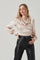 Lilith Satin Cowl Neck Long Sleeve Top