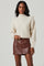 Carlota Cable Knit Mock Neck Sweater