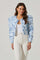 Alena Quilted Cropped Puff Sleeve Jacket