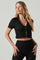 Zoey Collared Tie Front Top
