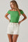Leslie Off Shoulder Ribbed Knit Sweater