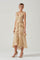 Allie Floral Ruffle Maxi Dress