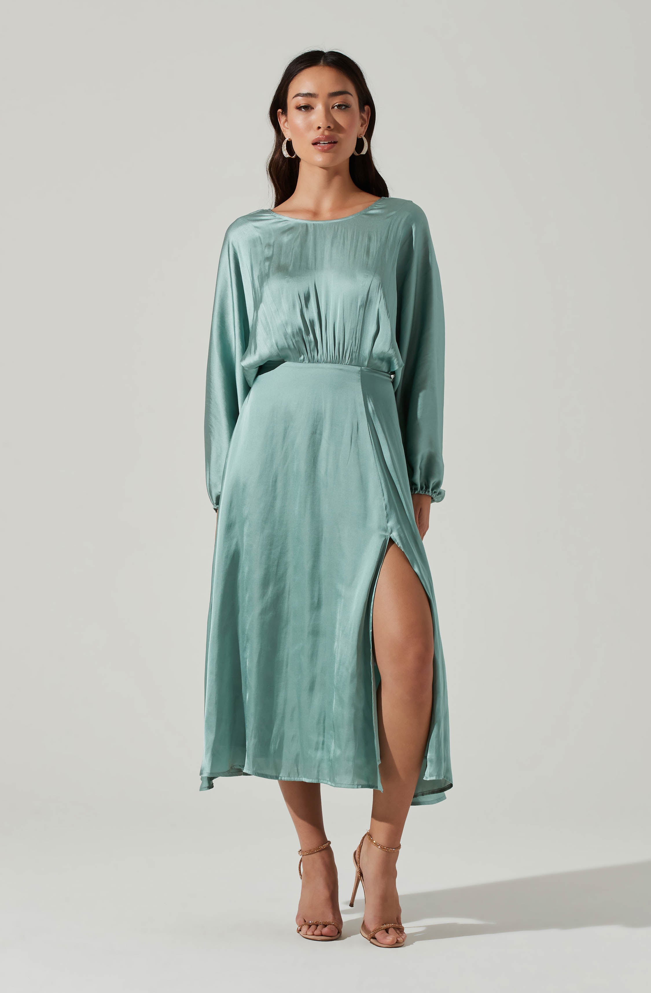 astr blythe floral plisse midi dress ASTR the Label Blythe Dress