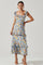Lysette Floral Ruffle Cutout Maxi Dress