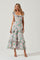 Lysette Floral Ruffle Cutout Maxi Dress