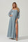 Lucinda Square Neck Long Sleeve Maxi Dress