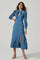Twist Mock Neck Midi Dress