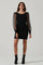 Organza Long Sleeve Mini Dress
