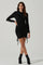 Ruched Center Long Sleeve Mini Dress