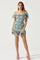 Flutter Sleeve Smocked Mini Dress