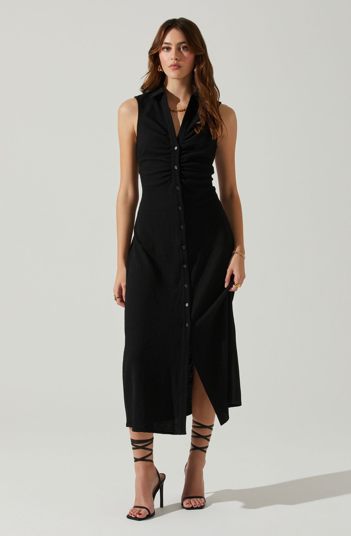Back Cutout Sleeveless Midi Dress – ASTR The Label