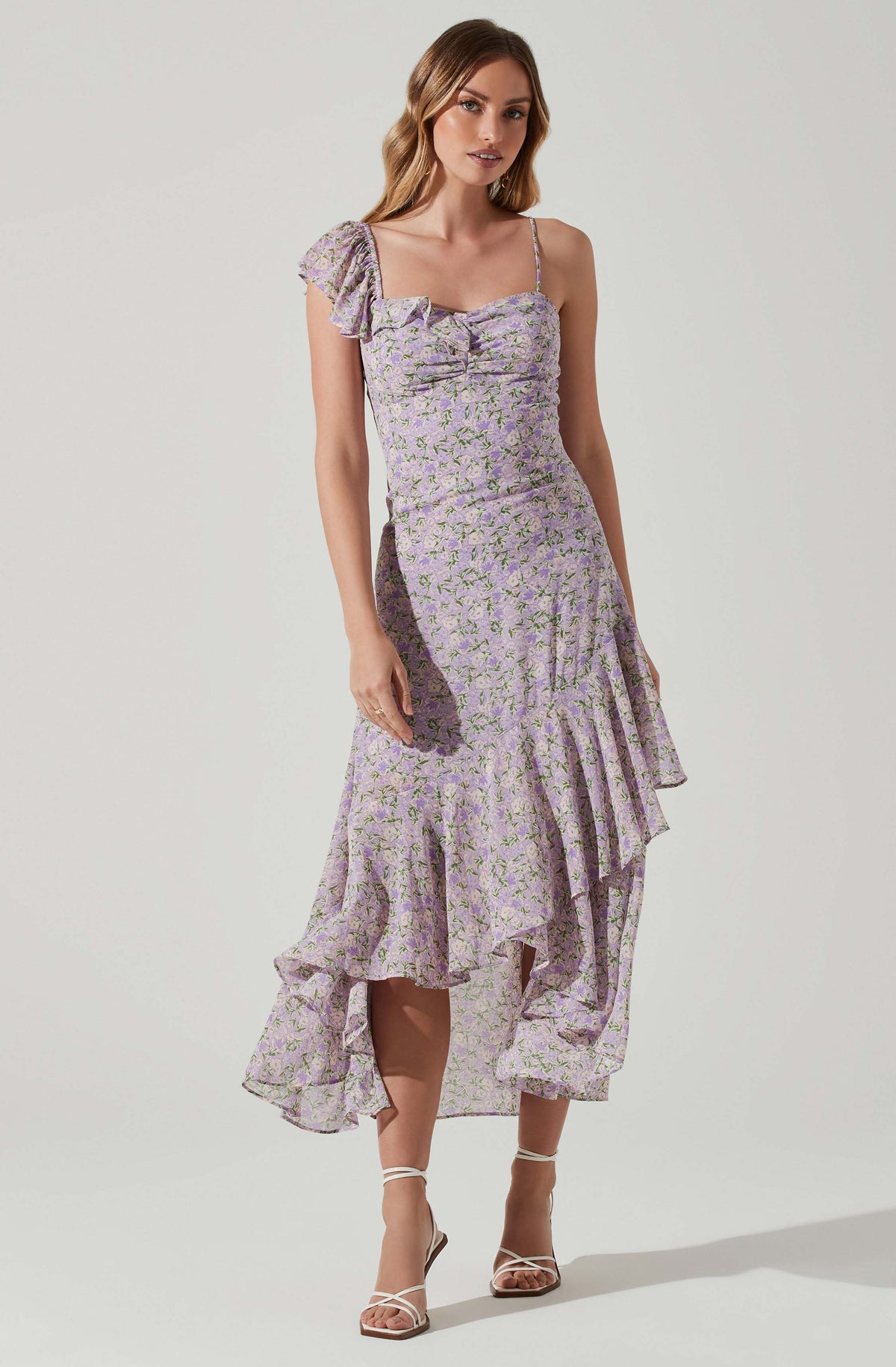 Camelia Floral Midi Dress – ASTR The Label